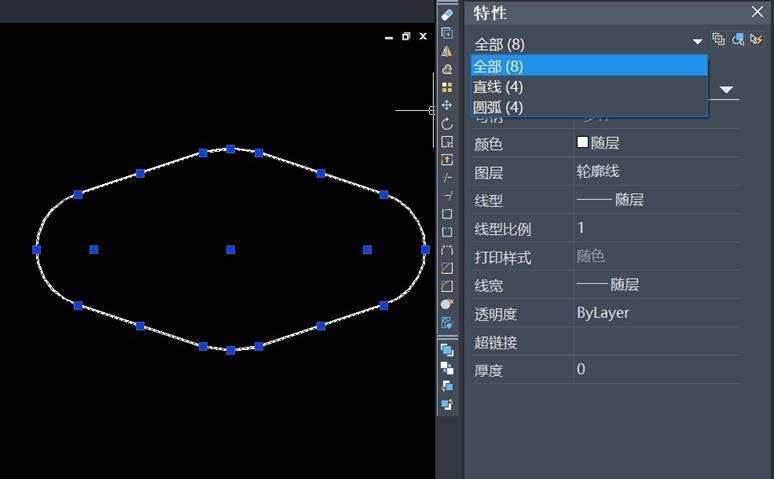 CAD如何将直线与圆弧连接成多段线