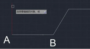 CAD通过两点确定偏移距离的方法