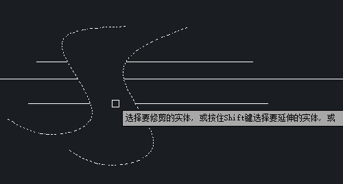 CAD快速删除相交线的方法