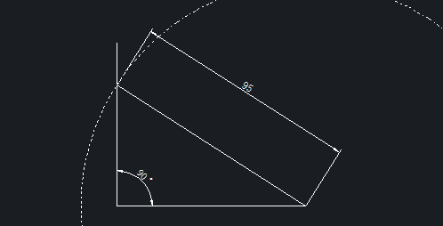 CAD如何绘制指定的直角三角形