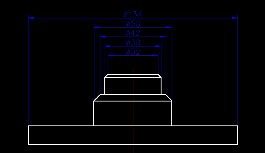 CAD如何为线性对象创建直径标注