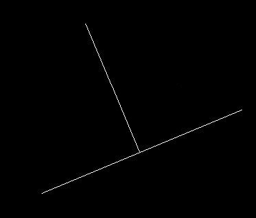 CAD如何绘制相互垂直的直线