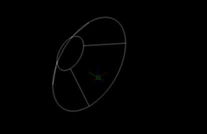 CAD如何用旋转命令绘制圆台