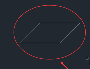 CAD如何绘制平行四边形