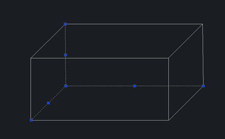 CAD画一个有虚线的长方体的方法