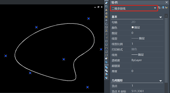 如何把CAD中的多段线变为样条曲线