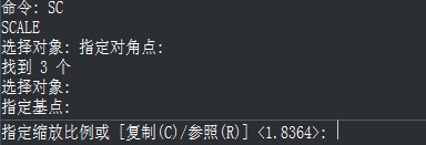 CAD如何根据距离直接快速缩放？