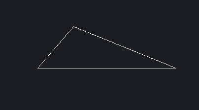 CAD怎么绘制指定的三角形？