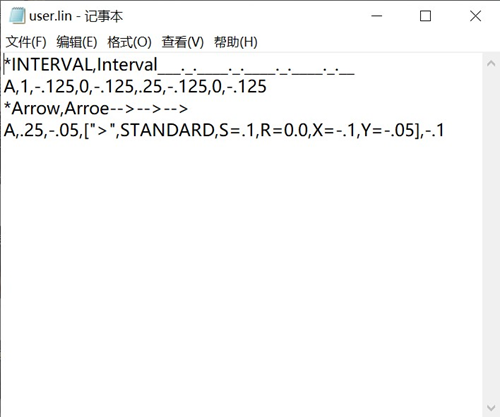 CAD怎么修改系统中已有线型或者自定义新线型