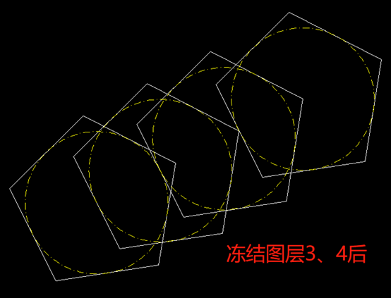 CAD冻结图层和关闭图层的差异