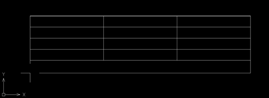 CAD如何运用绘图选项卡内的表格命令