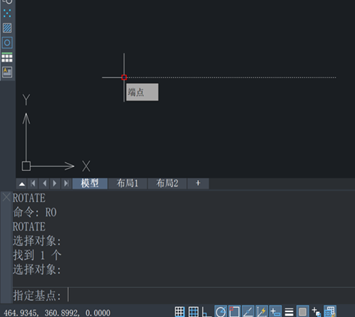 CAD中依据已知角度画直线的两种方法