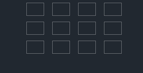 cad中矩形阵列命令的使用方法