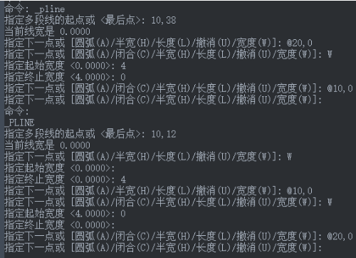 用CAD多线段命令绘制微波隔离器