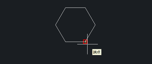 在CAD中指定一条边绘制正多边形