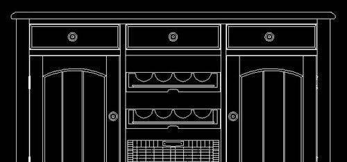 CAD柜子平面图怎么画