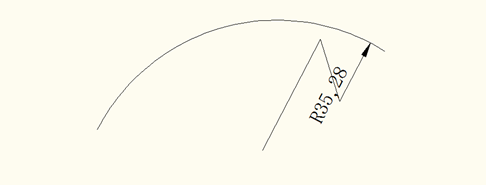 弧线在CAD怎么折弯标注