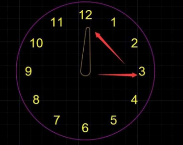 CAD绘制时钟教程