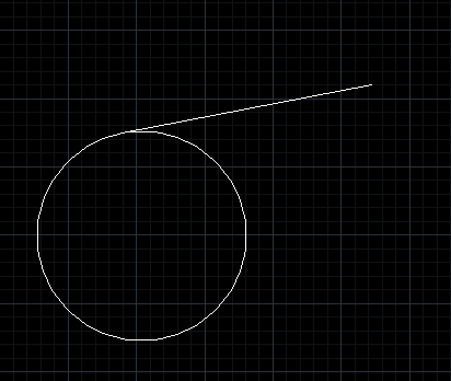 CAD圆的切线如何绘制