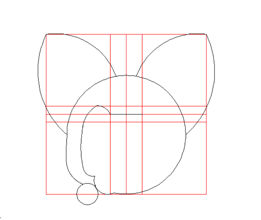 CAD阿狸头像怎么绘制