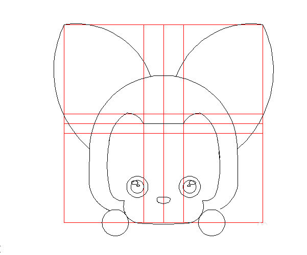 CAD阿狸头像怎么绘制