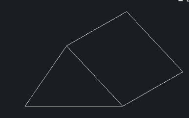 CAD怎么绘制立体三棱柱