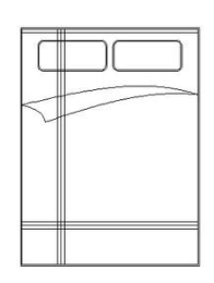 CAD怎么绘制双人床