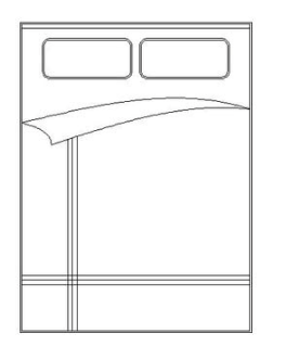 CAD怎么绘制双人床