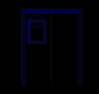 CAD怎么绘制欧式门平面图