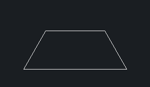 CAD如何绘制简单梯形？
