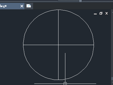   CAD如何在大圆里绘制四个相切的小圆