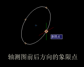 CAD怎样确定象限点