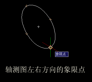 CAD怎样确定象限点