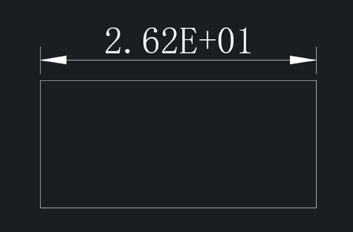 CAD数值的科学计数法如何调整？