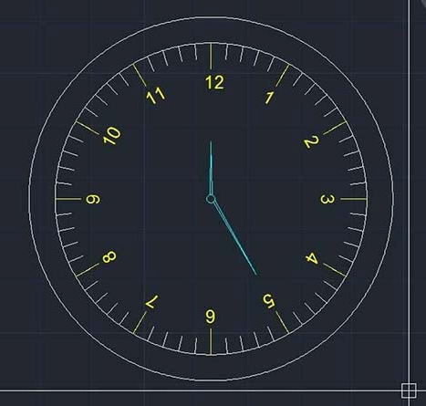 CAD手表表盘怎么绘制