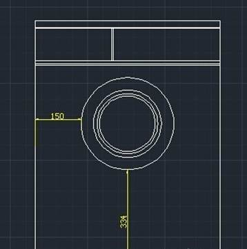 CAD怎样绘制洗衣机