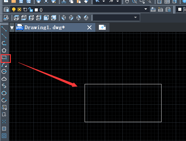 如何在CAD绘制热启动符号