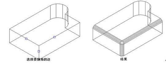 在CAD中，圆角和倒角的技巧方法