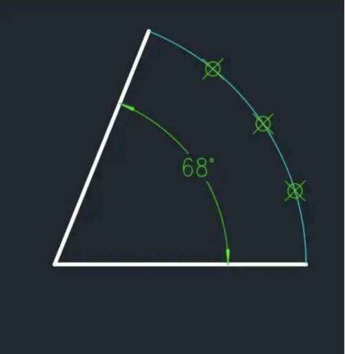 CAD等分角度的方法
