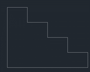 CAD中如何快速绘制台阶？