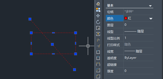 CAD特性栏的作用