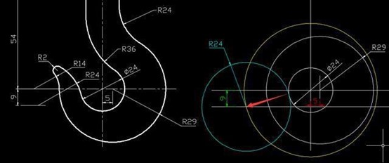 CAD如何绘制吊钩平面图