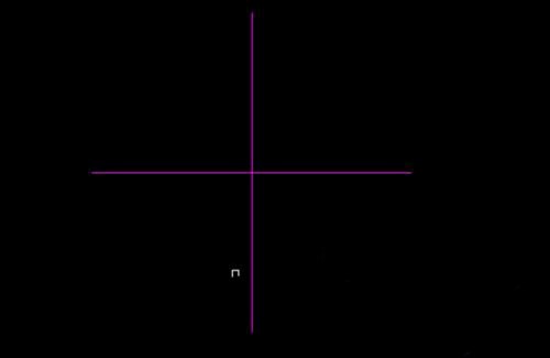 CAD中如何绘制十字标志图？