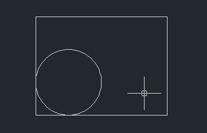CAD如何通过临时捕捉点绘制圆？