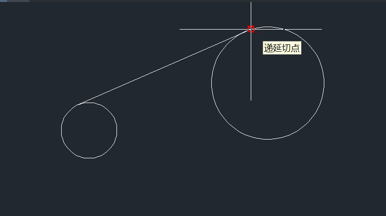 CAD怎么画两圆的公切线？