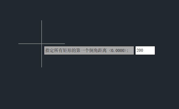 CAD怎样绘制倒角矩形？