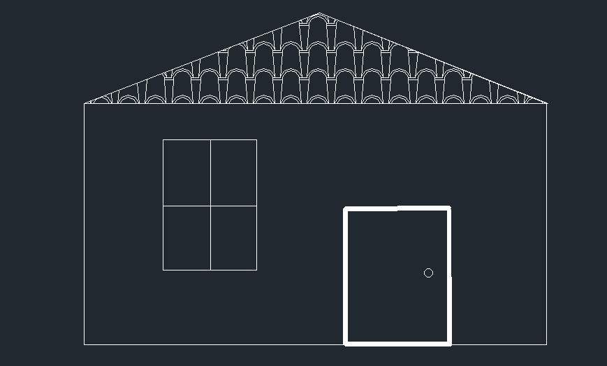 在CAD中怎样绘制房屋图形？