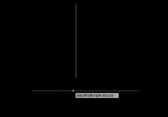 CAD中将线段延长的方法