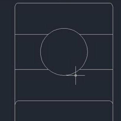 CAD中如何绘制深沟球轴承？