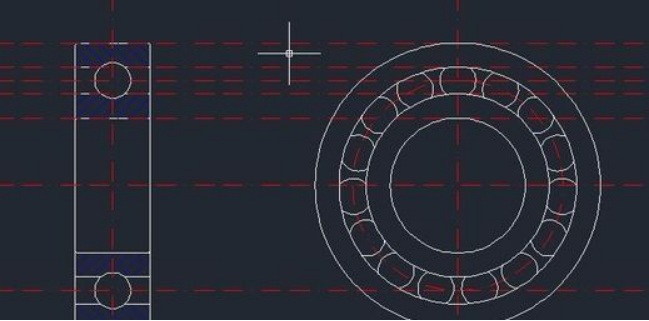 CAD中如何绘制深沟球轴承？